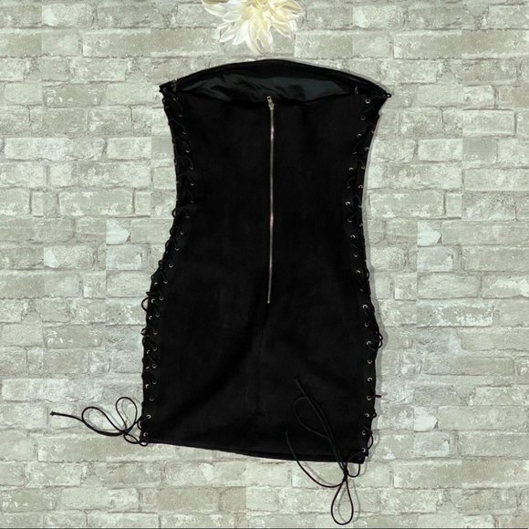 SOLD | 🔥SALE🔥 NWT Tie-up Strapless Adjustable Bodycon Mini Dress - Picture 11 of 13